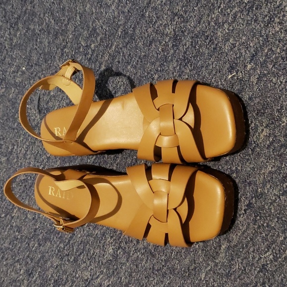 RAID Wooden platform sandals - Picture 2 of 4